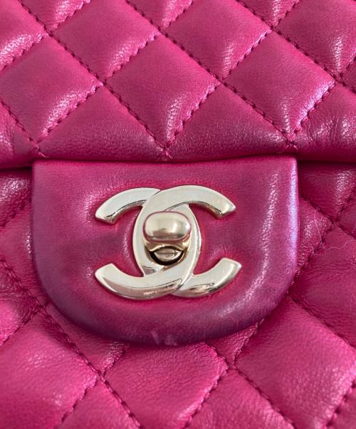 CHANEL（シャネル）CHANEL (シャネル) マトラッセ25/ダブルフラップチェーンショルダーバッグ ショッキングピンクの古着・服飾アイテム
