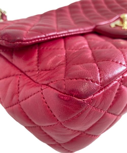 CHANEL（シャネル）CHANEL (シャネル) マトラッセ25/ダブルフラップチェーンショルダーバッグ ショッキングピンクの古着・服飾アイテム