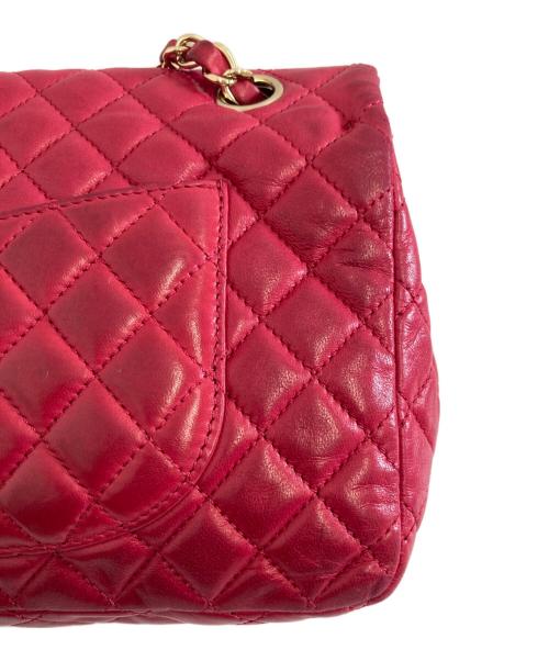 CHANEL（シャネル）CHANEL (シャネル) マトラッセ25/ダブルフラップチェーンショルダーバッグ ショッキングピンクの古着・服飾アイテム