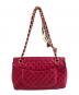CHANEL (シャネル) マトラッセ25/ダブルフラップチェーンショルダーバッグ ショッキングピンク：350000円