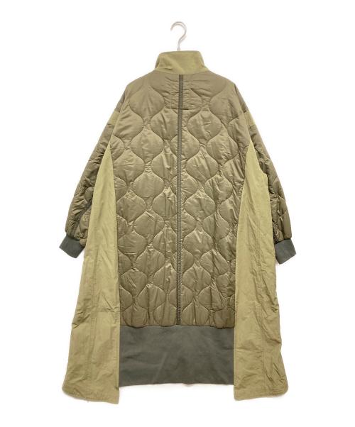 etsinta（エシンタ）etsinta (エシンタ) 切替マキシミリタリーコート オリーブ サイズ:ONEの古着・服飾アイテム