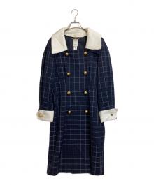 CELINE（セリーヌ）の古着「ナポレオンコート」｜ネイビー