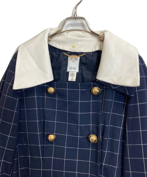 CELINE（セリーヌ）CELINE (セリーヌ) ナポレオンコート ネイビー サイズ:40の古着・服飾アイテム