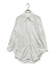 COMME des GARCONS（コムデギャルソン）の古着「シャーリングシャツ」｜ホワイト