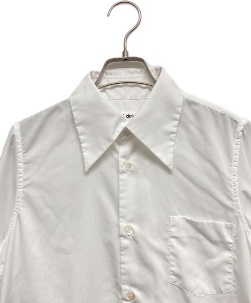 COMME des GARCONS（コムデギャルソン）COMME des GARCONS (コムデギャルソン) シャーリングシャツ ホワイト サイズ:XSの古着・服飾アイテム