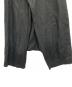 中古・古着 REGULATION Yohji Yamamoto (レギュレーションヨウジヤマモト) ハイパワポプリン ラップ サルエルパンツ ブラック サイズ:1：20000円