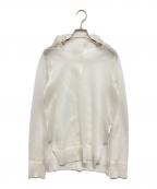REGULATION Yohji Yamamotoレギュレーションヨウジヤマモト）の古着「MIERU R-16G BACK BUTTON CARDIGAN」｜アイボリー