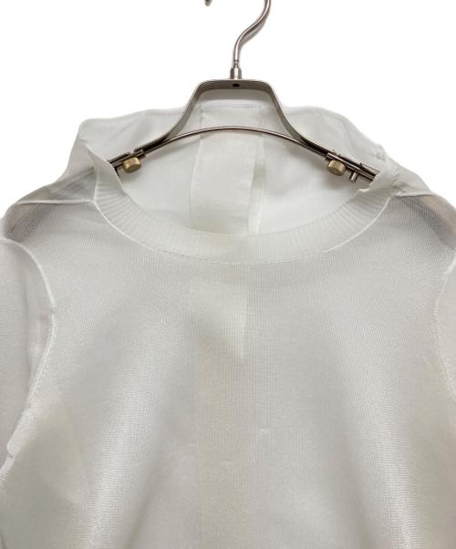 REGULATION Yohji Yamamoto（レギュレーションヨウジヤマモト）REGULATION Yohji Yamamoto (レギュレーションヨウジヤマモト) MIERU R-16G BACK BUTTON CARDIGAN アイボリー サイズ:2の古着・服飾アイテム