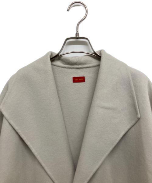 DES PRES（デ プレ）DES PRES (デ プレ) ダブルフェイスメルトンオープンカラーショートコート ベージュ サイズ:36の古着・服飾アイテム