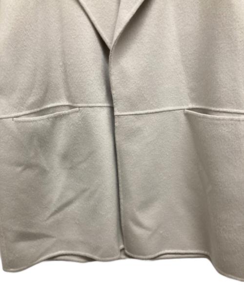DES PRES（デ プレ）DES PRES (デ プレ) ダブルフェイスメルトンオープンカラーショートコート ベージュ サイズ:36の古着・服飾アイテム