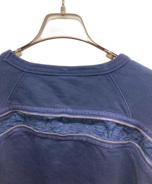 DRIES VAN NOTEN（ドリスヴァンノッテン）DRIES VAN NOTEN (ドリスヴァンノッテン) バックジップスウェット ネイビー サイズ:XSの古着・服飾アイテム