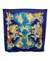 HERMES (エルメス) シルクスカーフ　カレ90 ネイビー：20000円