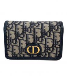 Christian Dior（クリスチャン ディオール）の古着「30 モンテーニュ ナノ ポーチ」｜ネイビー