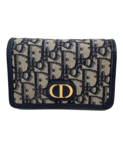 Christian Dior（クリスチャン ディオール）Christian Dior (クリスチャン ディオール) 30 モンテーニュ ナノ ポーチ ネイビーの古着・服飾アイテム