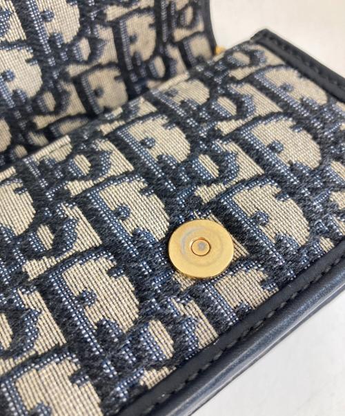 Christian Dior（クリスチャン ディオール）Christian Dior (クリスチャン ディオール) 30 モンテーニュ ナノ ポーチ ネイビーの古着・服飾アイテム