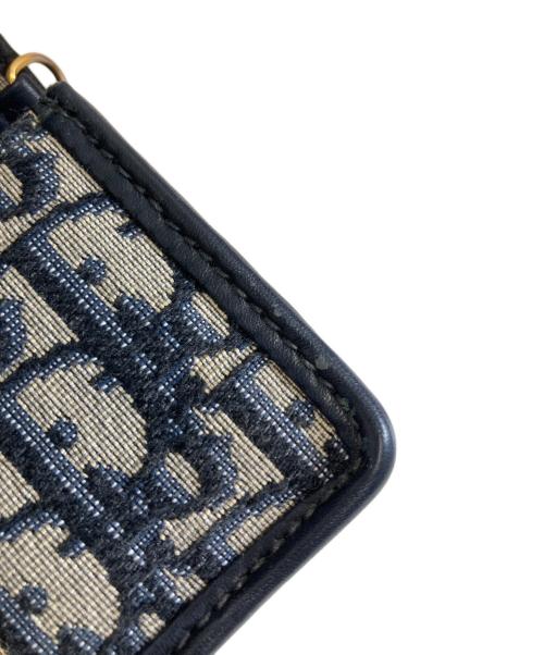 Christian Dior（クリスチャン ディオール）Christian Dior (クリスチャン ディオール) 30 モンテーニュ ナノ ポーチ ネイビーの古着・服飾アイテム