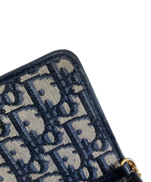 Christian Dior（クリスチャン ディオール）Christian Dior (クリスチャン ディオール) 30 モンテーニュ ナノ ポーチ ネイビーの古着・服飾アイテム
