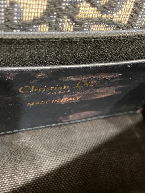 Christian Dior（クリスチャン ディオール）Christian Dior (クリスチャン ディオール) 30 モンテーニュ ナノ ポーチ ネイビーの古着・服飾アイテム