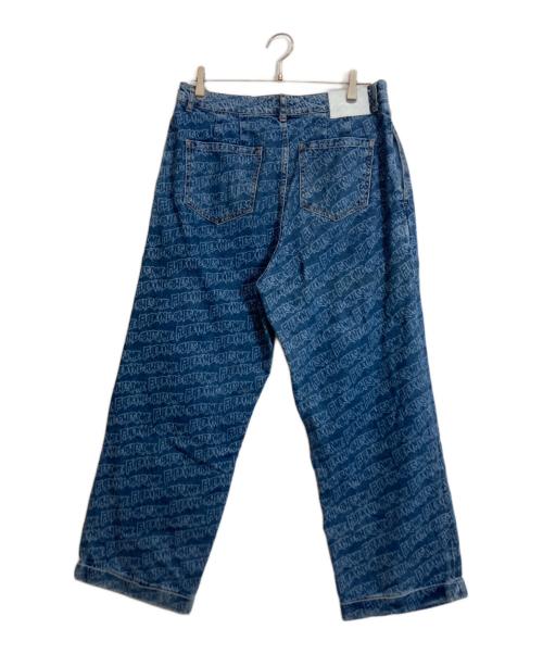 FUCKING AWESOME（ファッキンオーサム）Fucking Awesome (ファッキンオーサム) 総柄デニムパンツ インディゴ サイズ:W36の古着・服飾アイテム