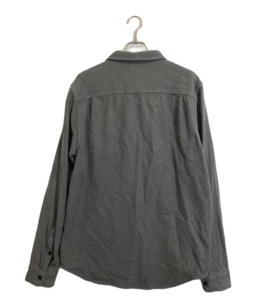 OUTERKNOWN（アウターノーン）OUTERKNOWN (アウターノーン) クロマブランケットシャツ グレー サイズ:Lの古着・服飾アイテム