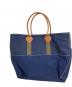 L.L.Bean (エルエルビーン) Deep Bottom Leather Handle Zip Tote L ネイビー：15000円