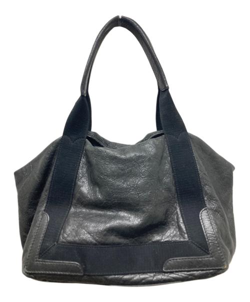 BALENCIAGA（バレンシアガ）BALENCIAGA (バレンシアガ) レザーハンドバッグ　339933 ブラックの古着・服飾アイテム