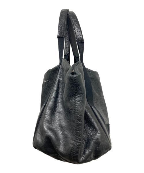 BALENCIAGA（バレンシアガ）BALENCIAGA (バレンシアガ) レザーハンドバッグ　339933 ブラックの古着・服飾アイテム