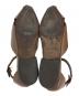 中古・古着 BRUNELLO CUCINELLI (ブルネロクチネリ) モニーレアンクルストラップサンダル ブラウン サイズ:37：20000円