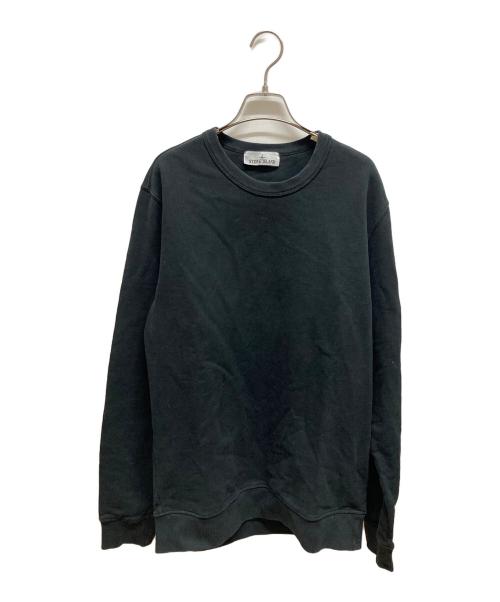 STONE ISLAND（ストーンアイランド）STONE ISLAND (ストーンアイランド) クルーネックスウェット　	791562420 ブラック サイズ:Lの古着・服飾アイテム