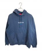 SUPREMEシュプリーム）の古着「Classic Logo Shop Hooded Sweatshirt」｜ネイビー