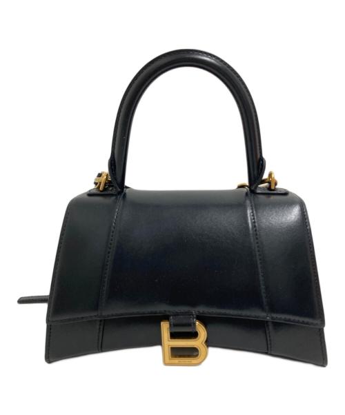 BALENCIAGA（バレンシアガ）BALENCIAGA (バレンシアガ) Hourglass ハンドバッグ スモール ブラックの古着・服飾アイテム