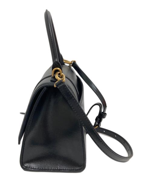 BALENCIAGA（バレンシアガ）BALENCIAGA (バレンシアガ) Hourglass ハンドバッグ スモール ブラックの古着・服飾アイテム