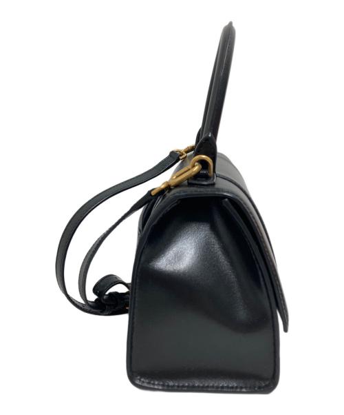 BALENCIAGA（バレンシアガ）BALENCIAGA (バレンシアガ) Hourglass ハンドバッグ スモール ブラックの古着・服飾アイテム