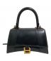 BALENCIAGA（バレンシアガ）の古着「Hourglass ハンドバッグ スモール」｜ブラック