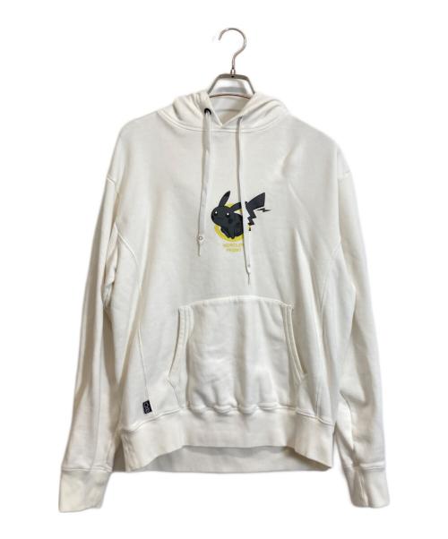 MONCLER（モンクレール）MONCLER (モンクレール) FRAGMENTS (フラグメント) プリントパーカー ホワイト サイズ:Lの古着・服飾アイテム