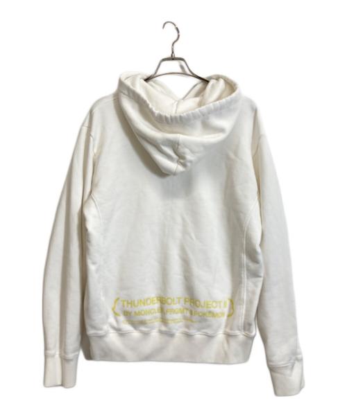 MONCLER（モンクレール）MONCLER (モンクレール) FRAGMENTS (フラグメント) プリントパーカー ホワイト サイズ:Lの古着・服飾アイテム