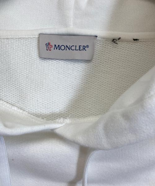 MONCLER（モンクレール）MONCLER (モンクレール) FRAGMENTS (フラグメント) プリントパーカー ホワイト サイズ:Lの古着・服飾アイテム