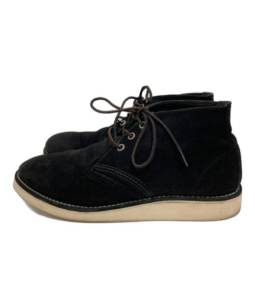 RED WING（レッドウィング）RED WING (レッドウィング) ワークチャッカブーツ ブラック サイズ:8Dの古着・服飾アイテム