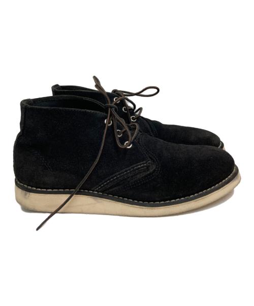 RED WING（レッドウィング）RED WING (レッドウィング) ワークチャッカブーツ ブラック サイズ:8Dの古着・服飾アイテム
