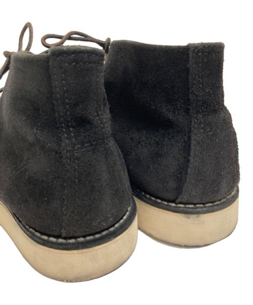 RED WING（レッドウィング）RED WING (レッドウィング) ワークチャッカブーツ ブラック サイズ:8Dの古着・服飾アイテム