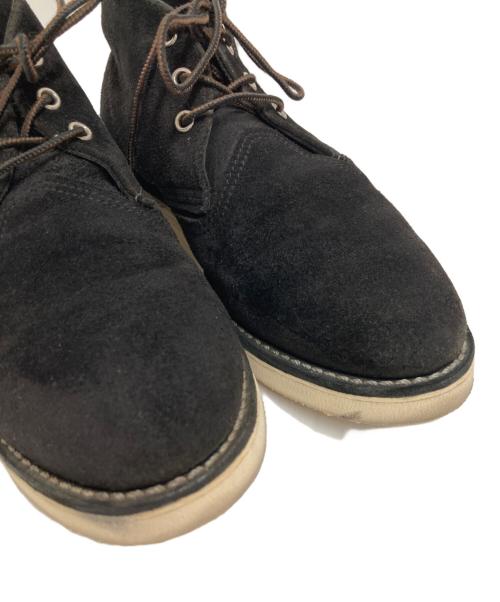 RED WING（レッドウィング）RED WING (レッドウィング) ワークチャッカブーツ ブラック サイズ:8Dの古着・服飾アイテム