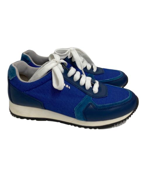 PRADA SPORTS（プラダスポーツ）PRADA SPORTS (プラダスポーツ) LINEA ROSSA スニーカー ブルー サイズ:36の古着・服飾アイテム