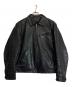 MINEDENIM（マインデニム）の古着「Leather Zipup JKT」｜ブラック