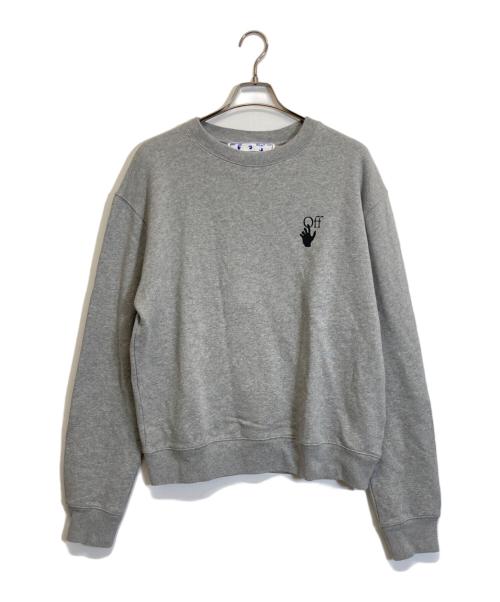 OFFWHITE（オフホワイト）OFFWHITE (オフホワイト) スウェット グレー サイズ:Lの古着・服飾アイテム