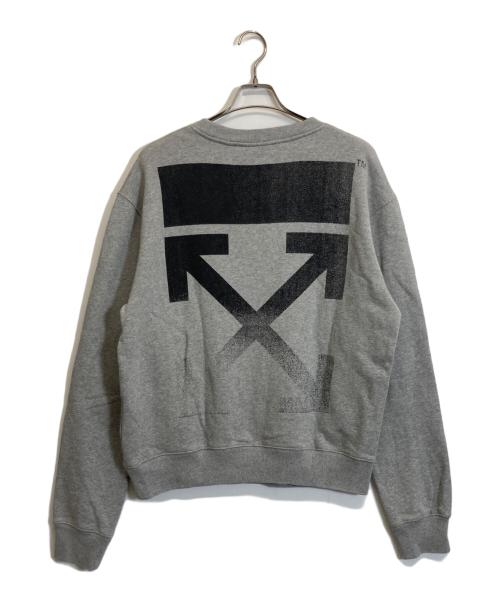 OFFWHITE（オフホワイト）OFFWHITE (オフホワイト) スウェット グレー サイズ:Lの古着・服飾アイテム