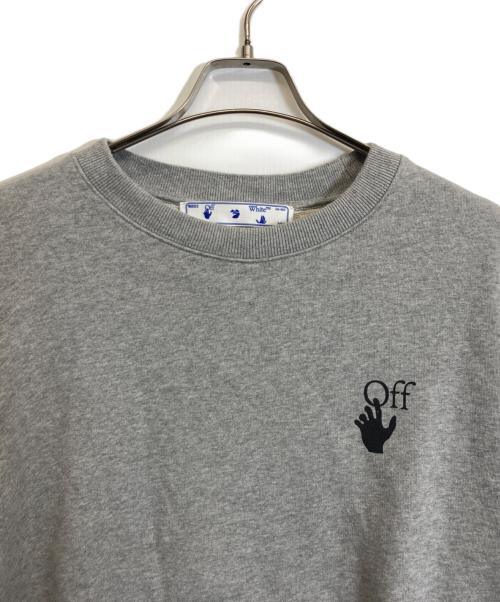 OFFWHITE（オフホワイト）OFFWHITE (オフホワイト) スウェット グレー サイズ:Lの古着・服飾アイテム