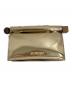 jacquemus（ジャックムス）の古着「metallic leather Rond Carre Clutch」｜ゴールド