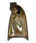 jacquemus (ジャックムス) metallic leather Rond Carre Clutch ゴールド：40000円