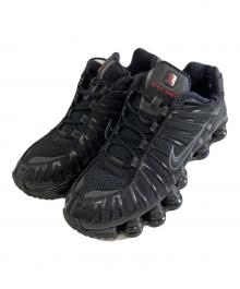 NIKE（ナイキ）の古着「SHOX TL BLACK/BLACK-MTLC HEMATITE-MAX ORANGE」｜ブラック