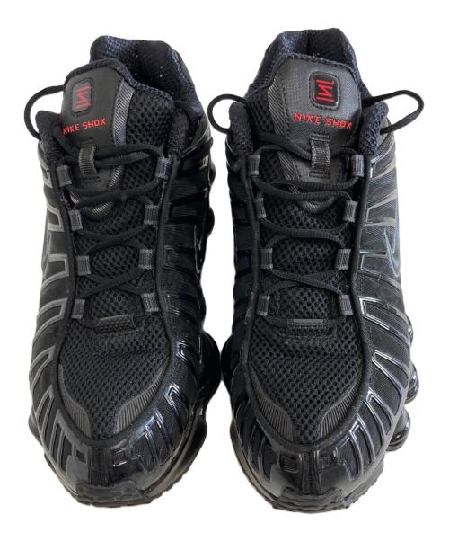 NIKE（ナイキ）NIKE (ナイキ) SHOX TL BLACK/BLACK-MTLC HEMATITE-MAX ORANGE ブラック サイズ:26の古着・服飾アイテム